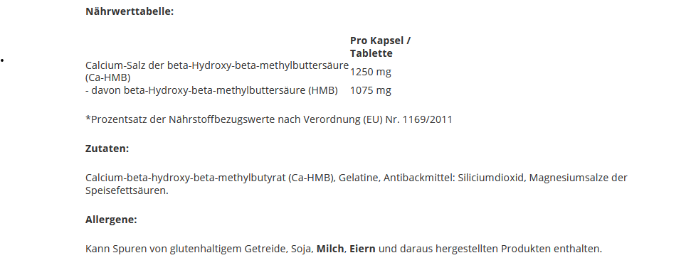 All Nutrition HMB - 120 Kapseln
