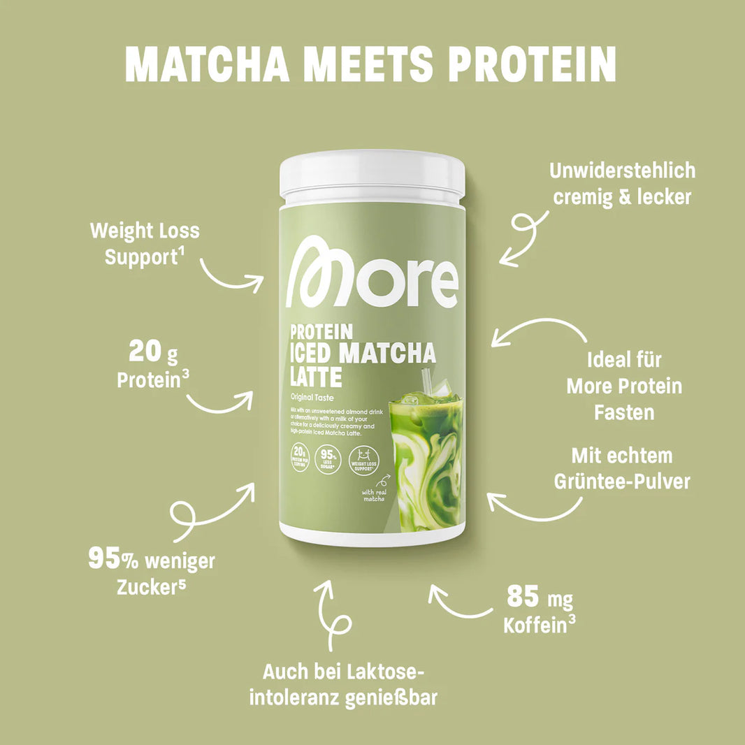 More Nutrition Protein Iced Matcha Latte 500g