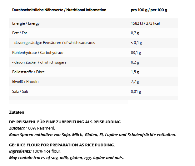 Inlead Instant Rice Pudding 2000g
