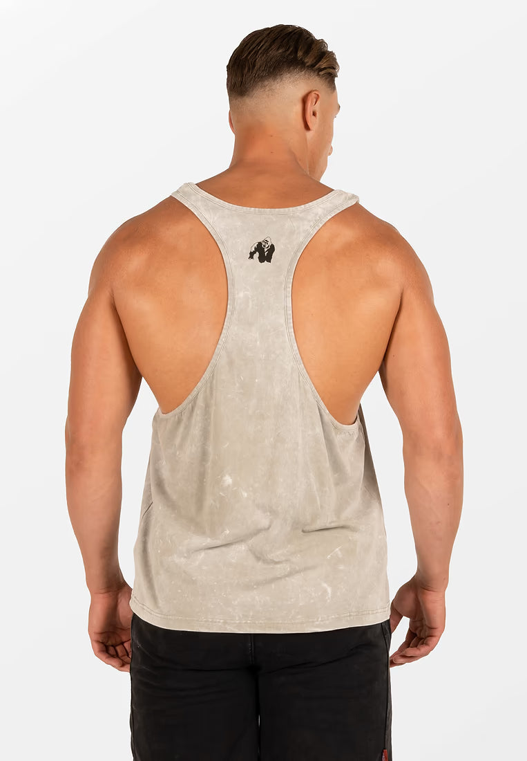 Gorilla Wear Churchill Stringer - Washed Green