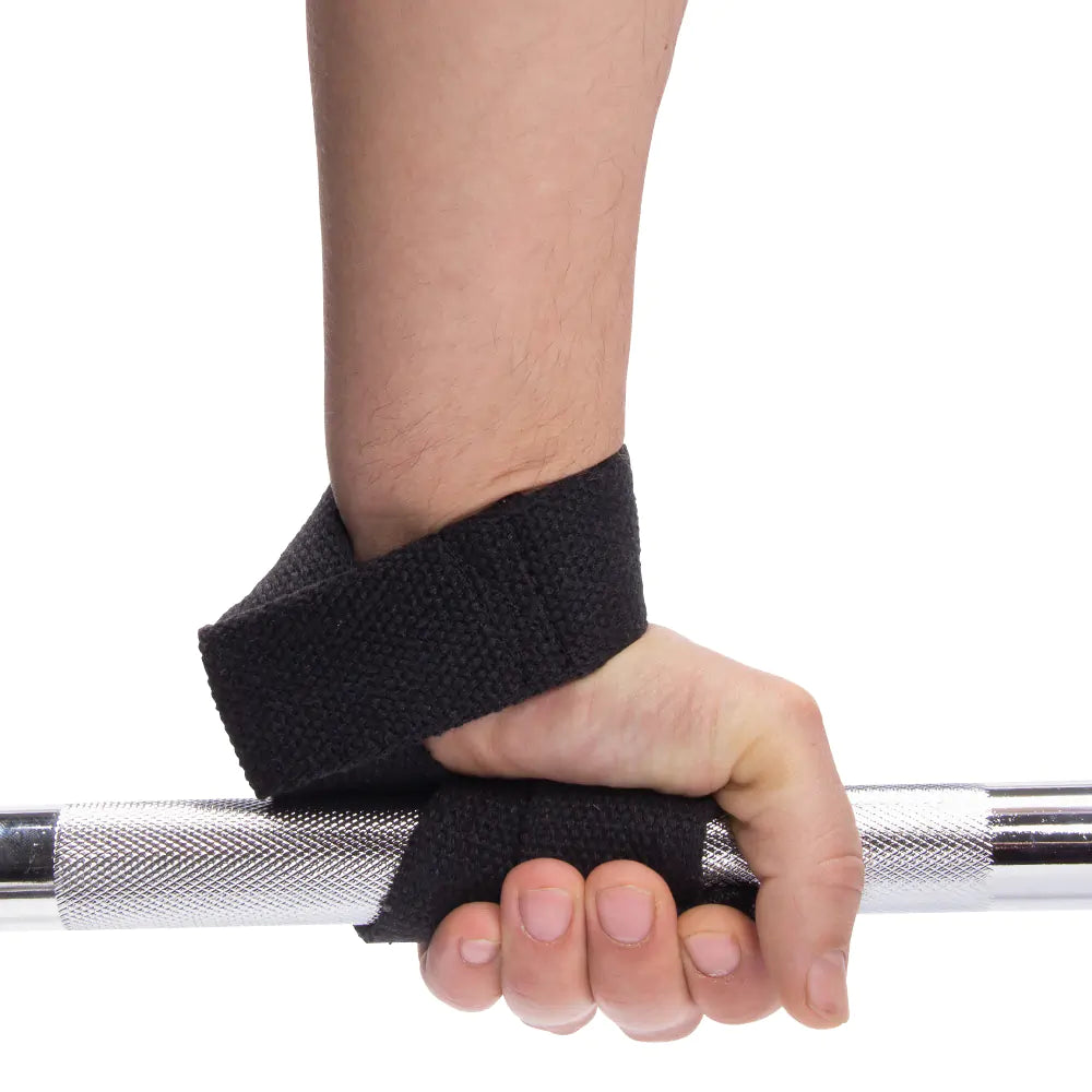 Gorilla Wear Non Padded Lifting Straps - Schwarz