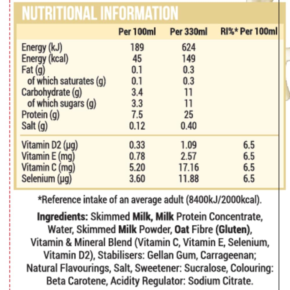 UFIT High Protein Milkshake - Vanilla
