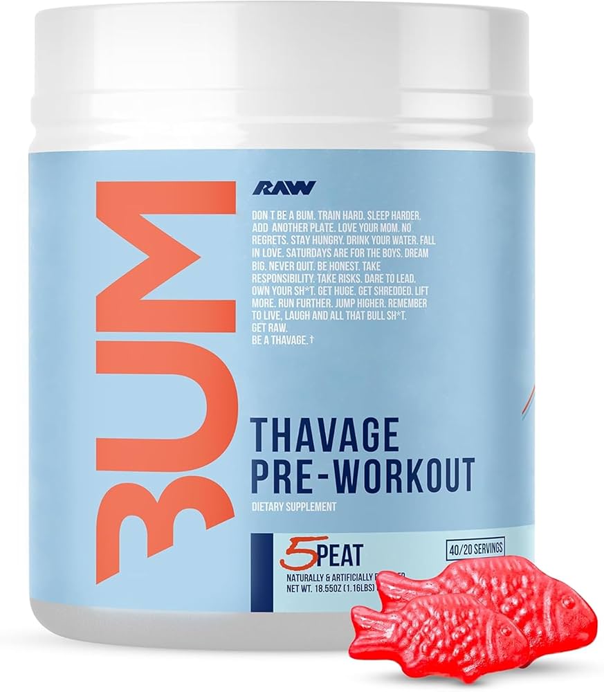 CBUM Raw Thavage Pre-Workout