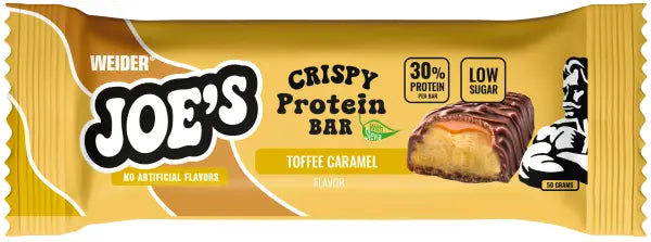 Weider Joe`s Crispy Protein Bar - Toffee Caramel