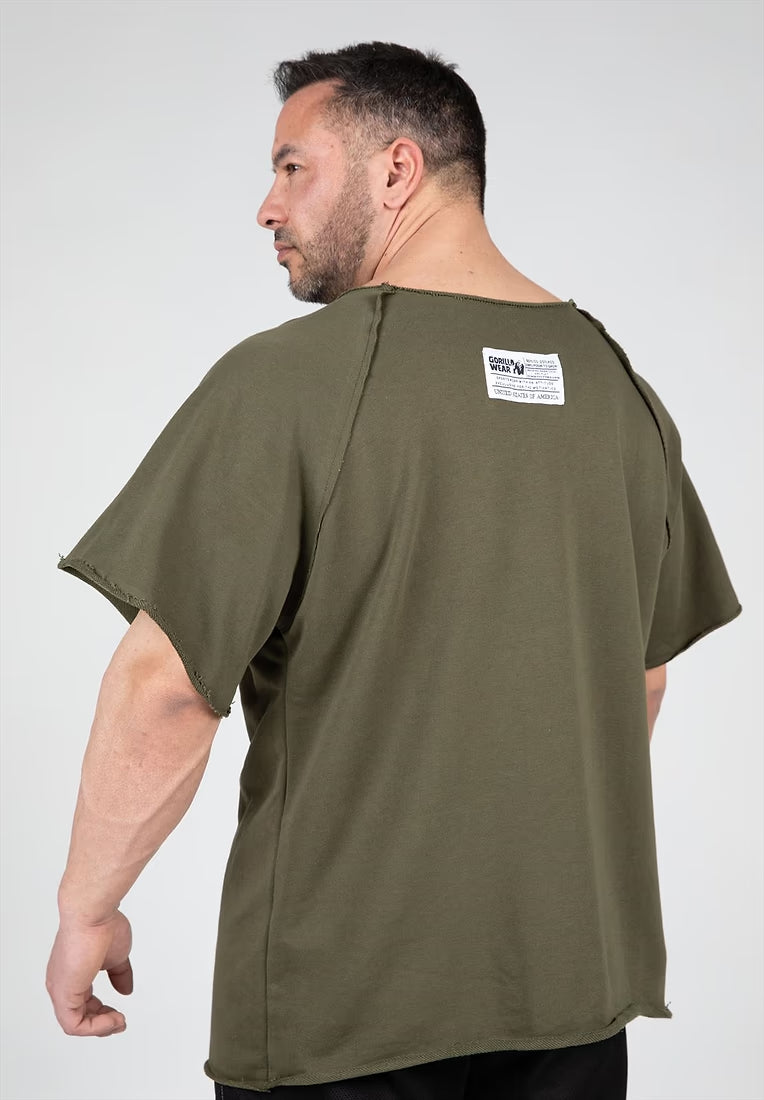 Gorilla Wear Classic Workout Top - Army Green