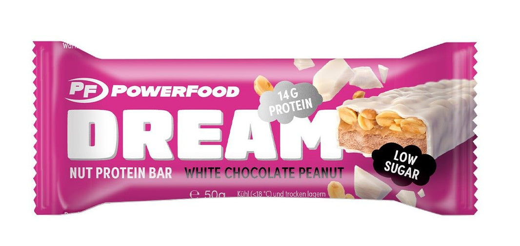 Power Food Dream Nut Bar - White Chocolate Peanut