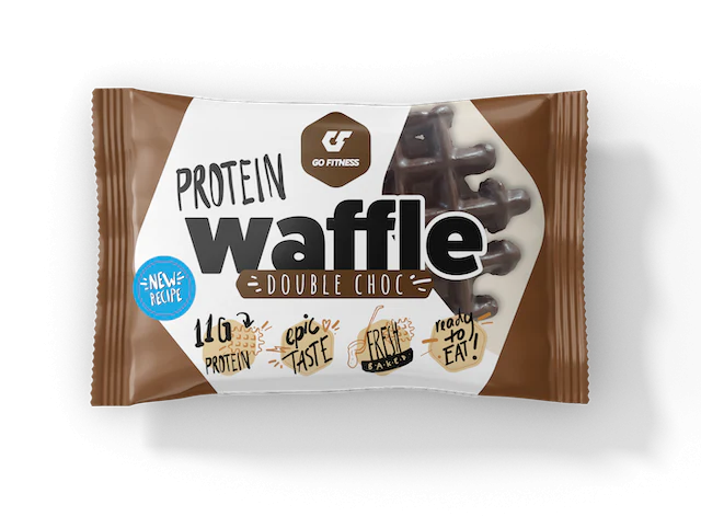 GoFitness Nutrition Protein Waffle Double Choc - 50g