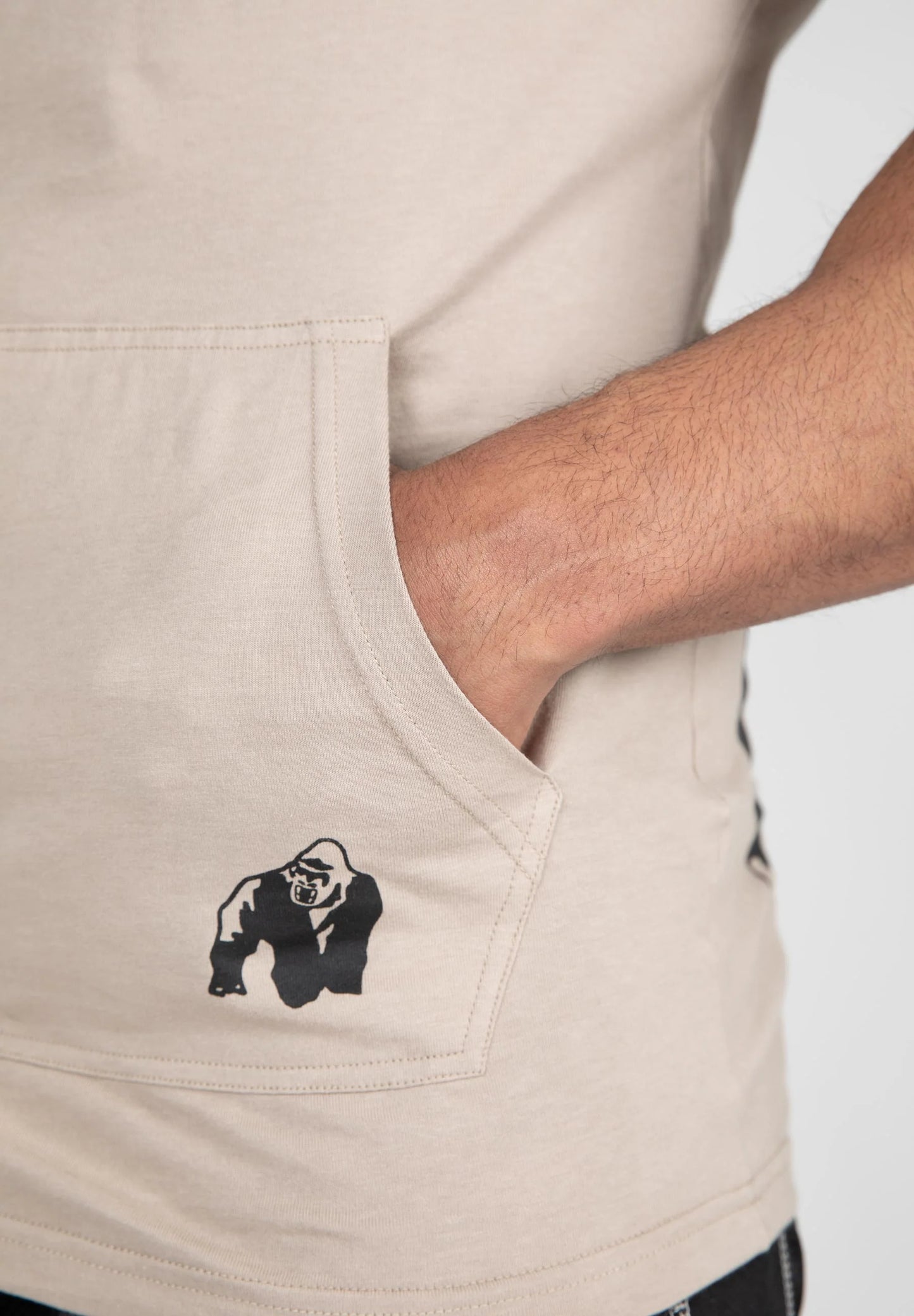 Gorilla Wear Loretto Hooded Tank Top - Beige