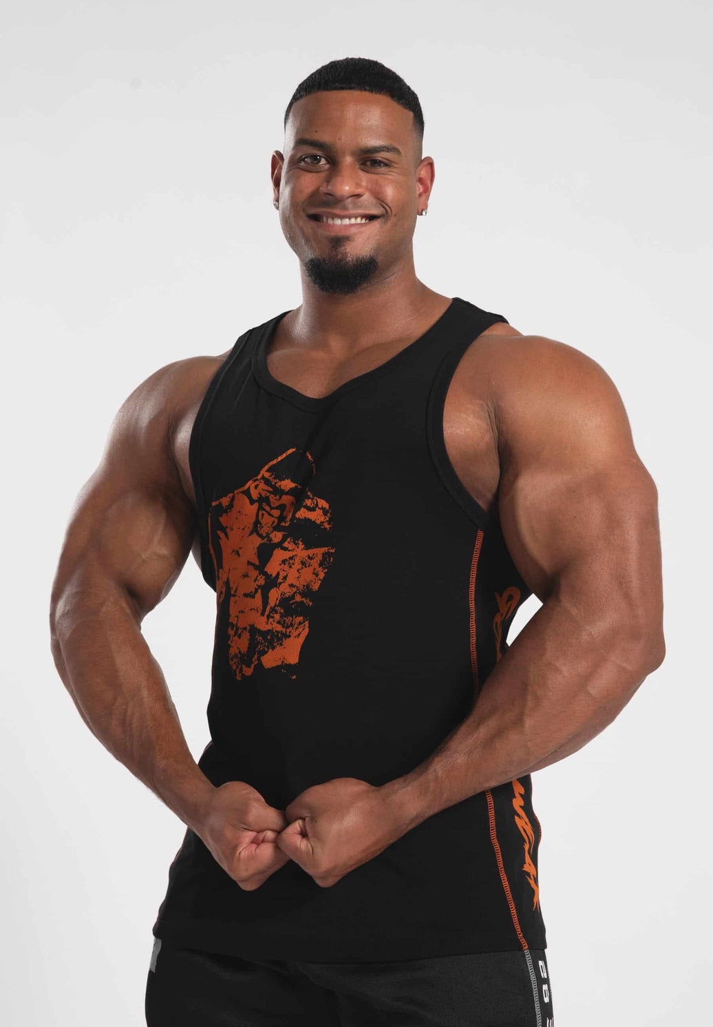 Gorilla Wear Monterey Tank Top - Schwarz/Orange