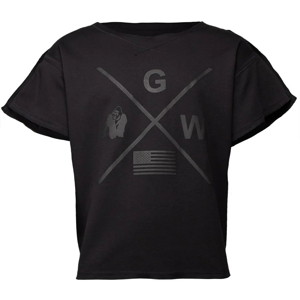 Gorilla Wear Sheldon Work Out Top - Schwarz