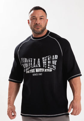 Gorilla Wear Finley Oversized T-Shirt - Schwarz/Grau