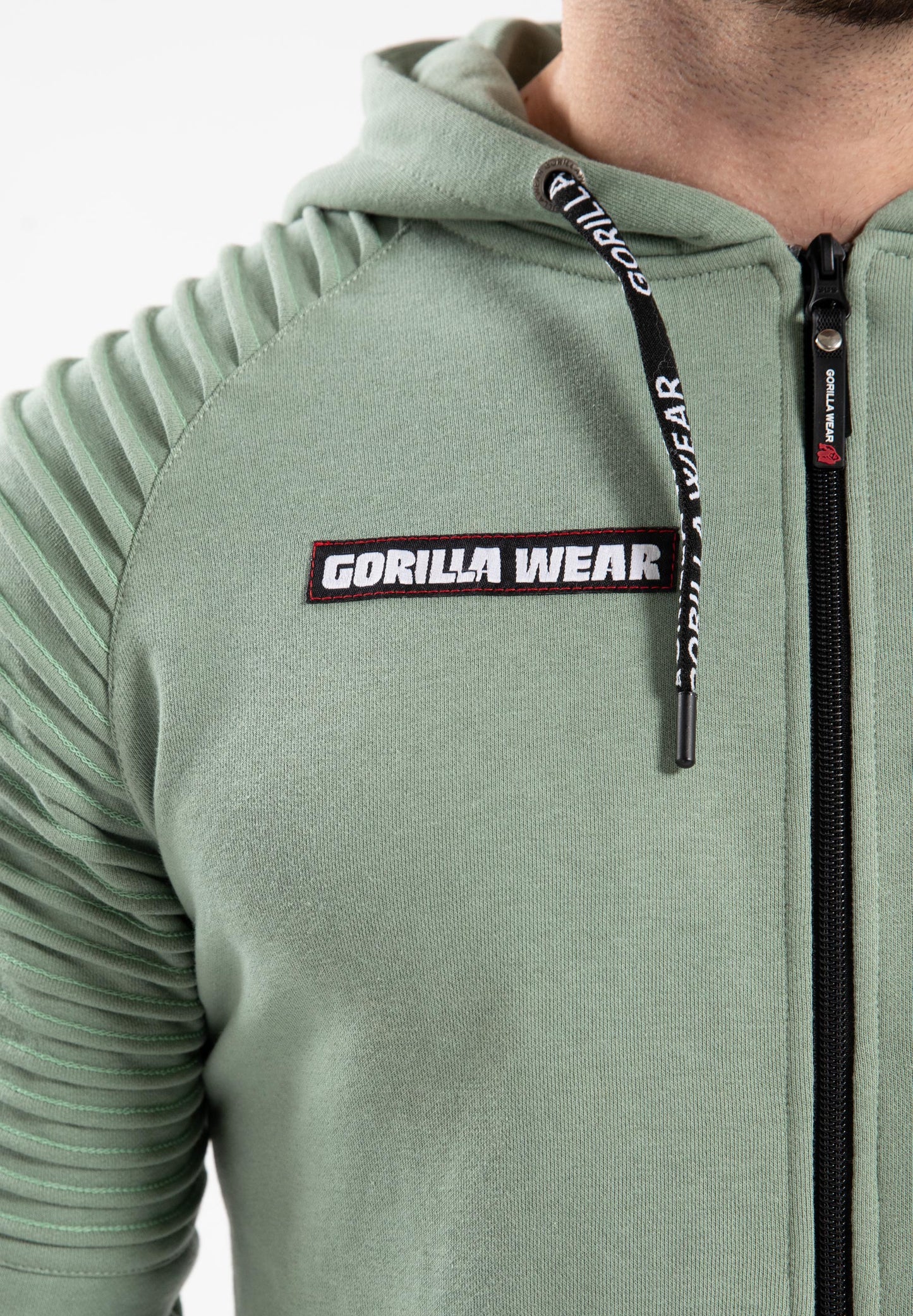 Gorilla Wear Georgia Zipped Hoodie - Grün