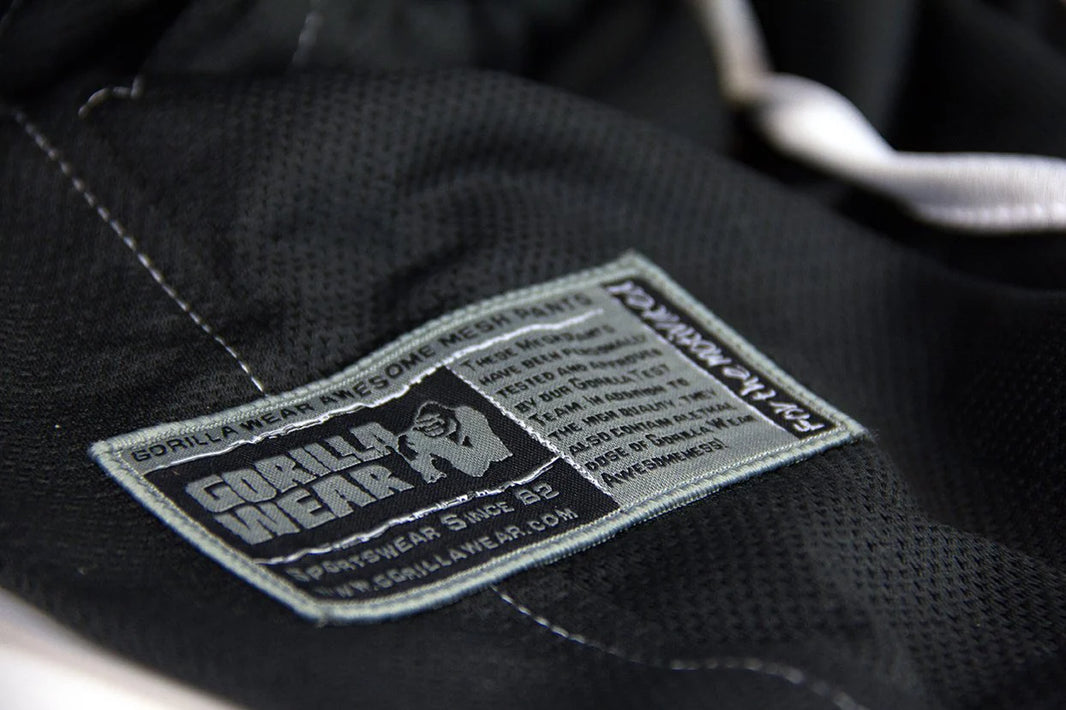 Gorilla Wear Logo Mesh Pants - Schwarz