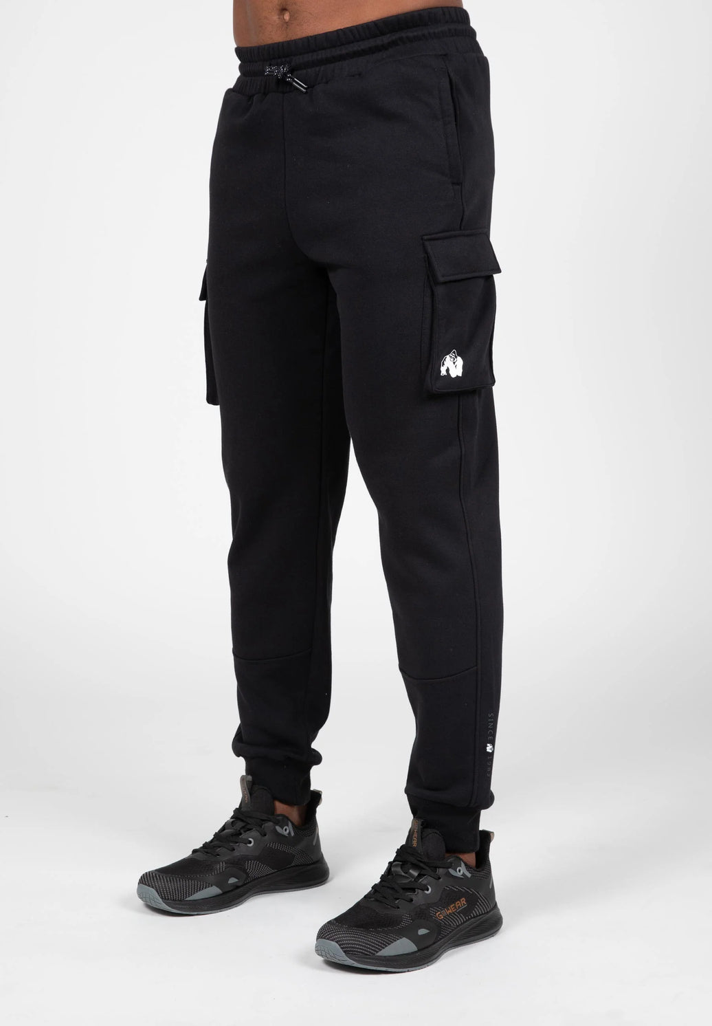 Gorilla Wear Hudson Cargo Sweatpants - Schwarz