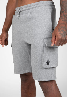 Gorilla Wear Hudson Cargo Sweatshorts - Grau