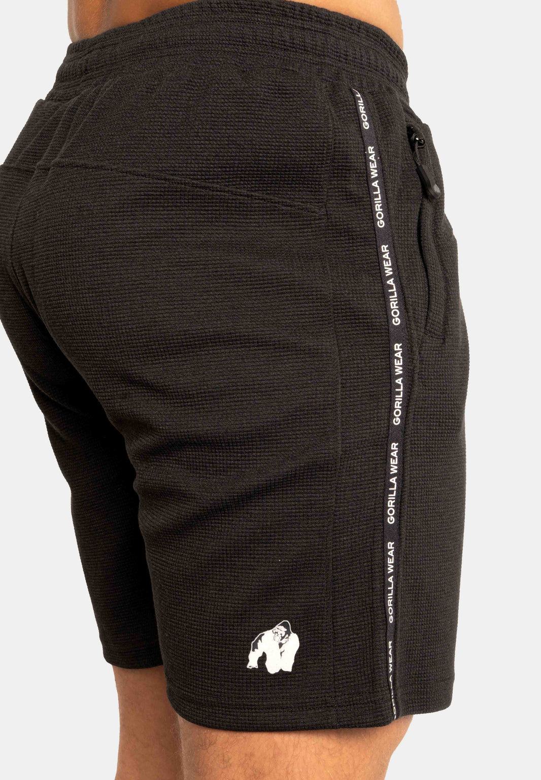 Gorilla Wear Harvey Track Shorts - Schwarz