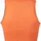 Gorilla Wear Olivia Seamless Crop Top - Orange