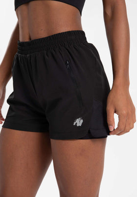 Gorilla Wear Katy 2-in-1 Shorts - Schwarz