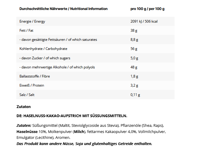 Inlead Spread Hazelnut Cocoa - 350g