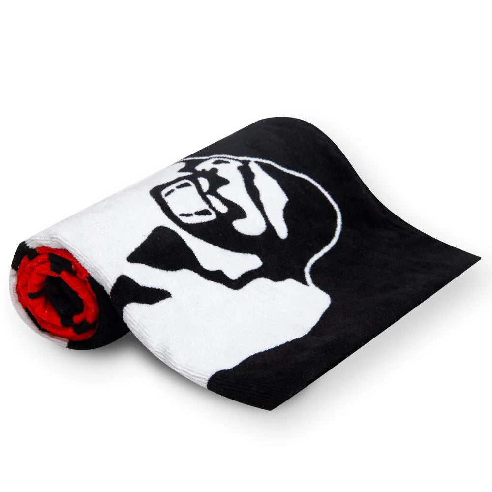 Gorilla Wear Classic Gym Towel - Schwarz/Rot