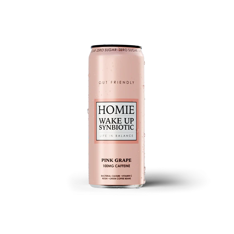 Homie Wake Up Synbiotic - Pink Grapefruit