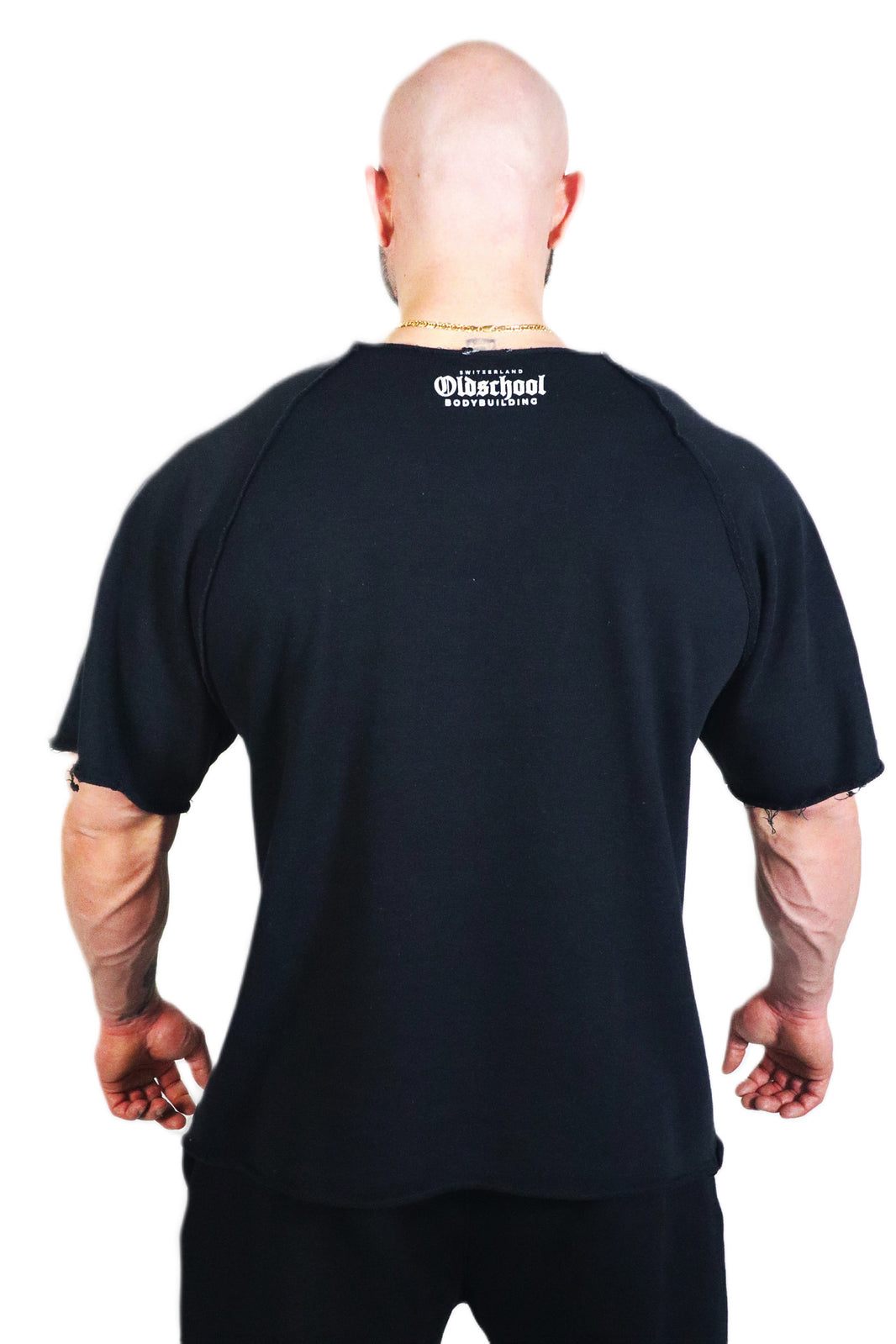 Oldschool Bodybuilding Switzerland Classic Rag Top - Schwarz