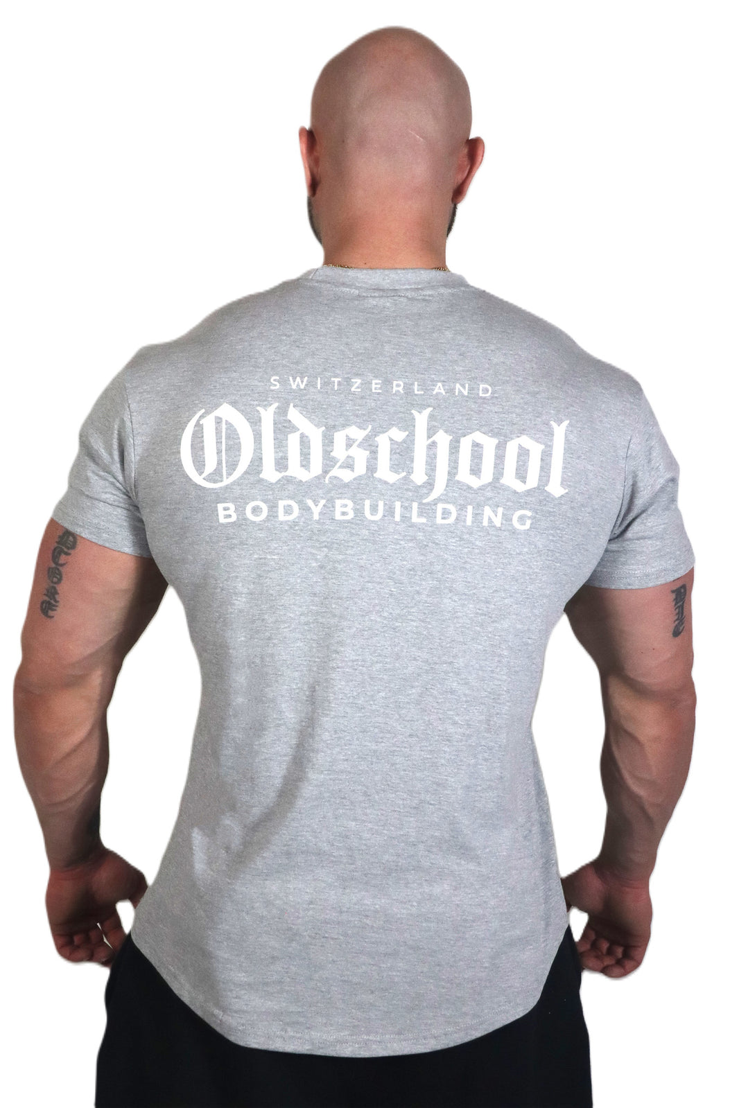 Oldschool Bodybuilding Switzerland Classic T-Shirt - Grau