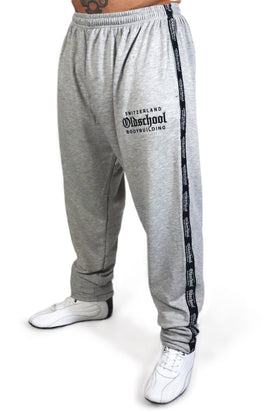 Oldschool Bodybuilding Switzerland Back In The Days Pants - Grau/Schwarz