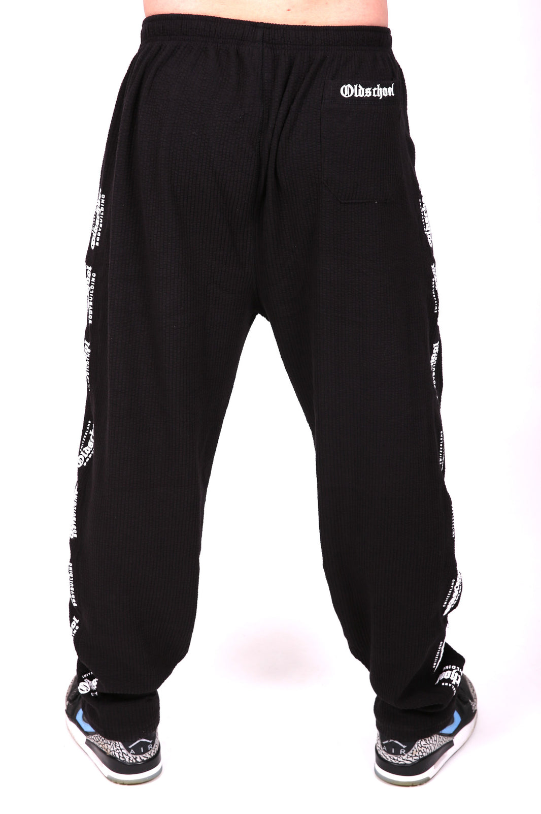 Oldschool Bodybuilding Switzerland Hardcore Pants - Schwarz/Weiss