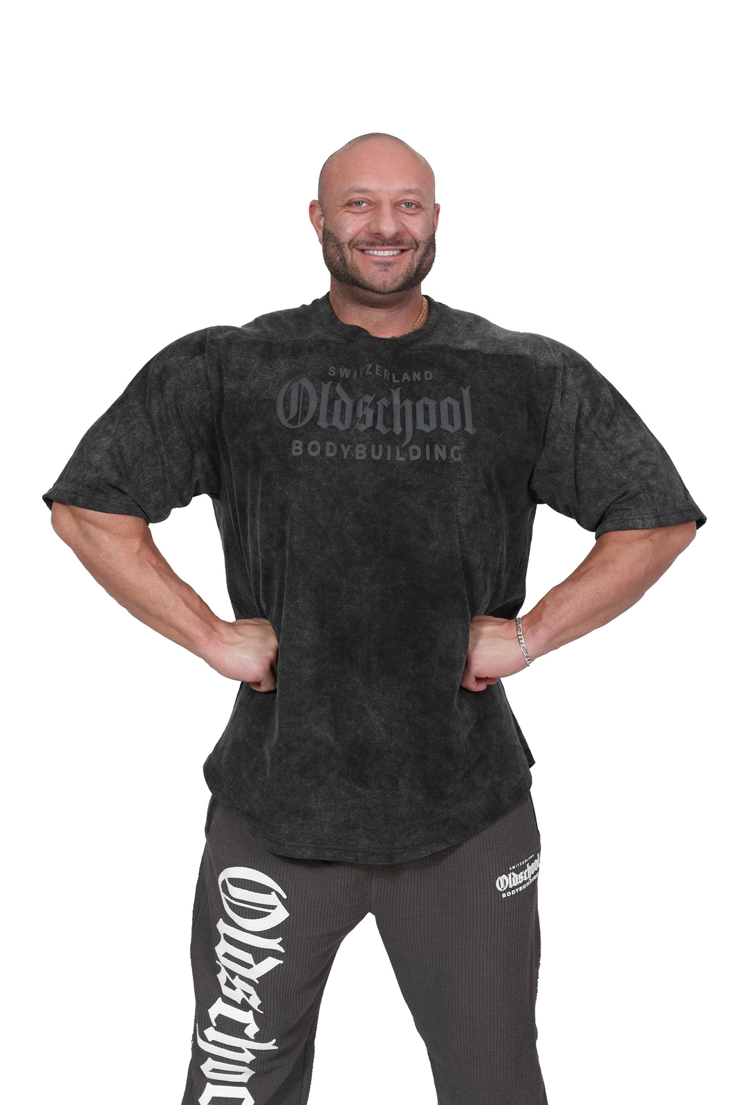 Barcelona Fit Oversized Tee Washed Black