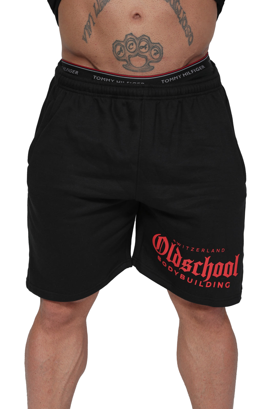 Alicante Oversize Shorts Schwarz/Weiss/Rot
