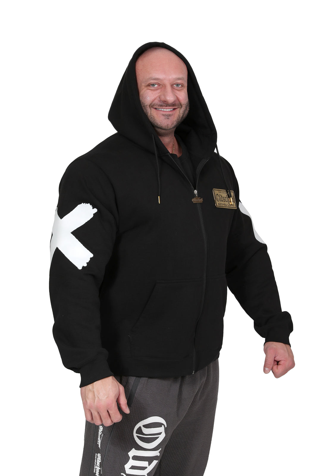 Gold Metal Oversized Hoodie