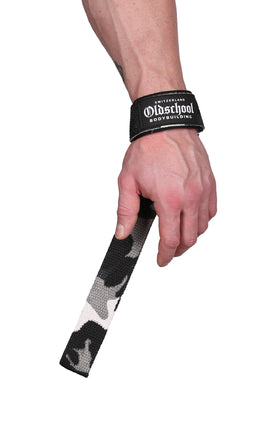 Oldschool Bodybuilding Switzerland Padded Straps - Grau Camo