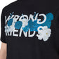Wrong Friends Roses T-Shirt - Schwarz