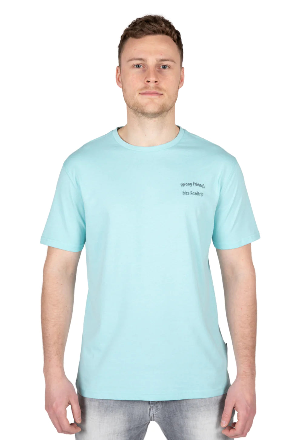Wrong Friends Ibiza T-Shirt - Hellblau