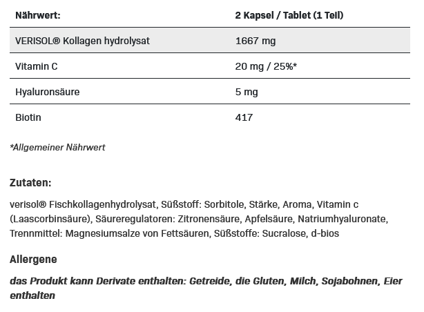 All Nutrition Alldeynn Collarose - 180 Kapseln