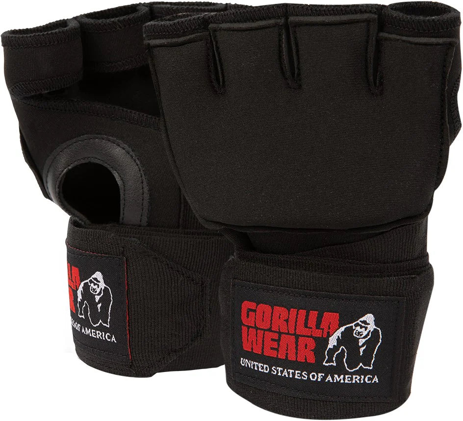 Gorilla Wear Gel Gloves Wraps - Schwarz