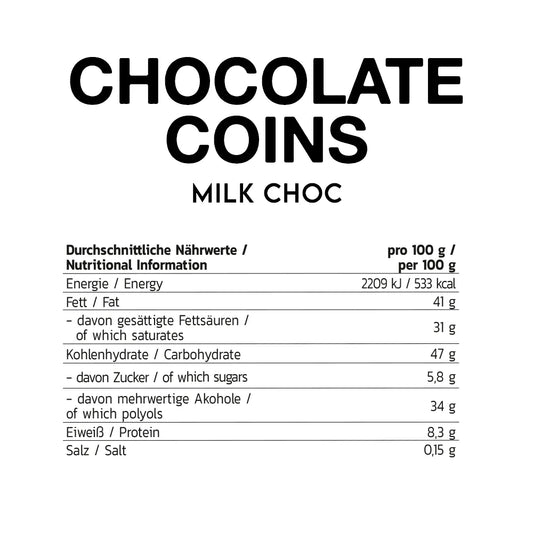 Inlead Chocolate Coins Milch Schokolade - 150g