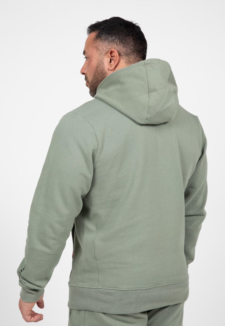 Gorilla Wear Leon Zipped Hoodie - Grün