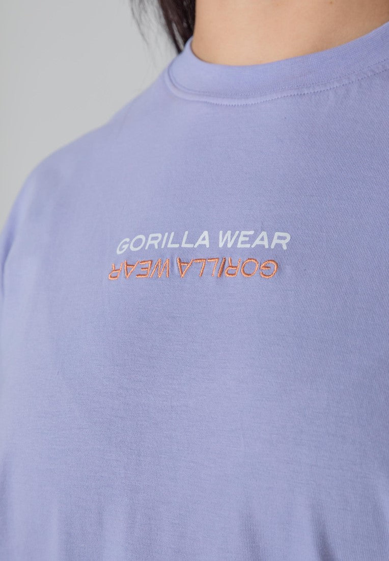 Gorilla Wear Medina Oversized T-Shirt - Lila