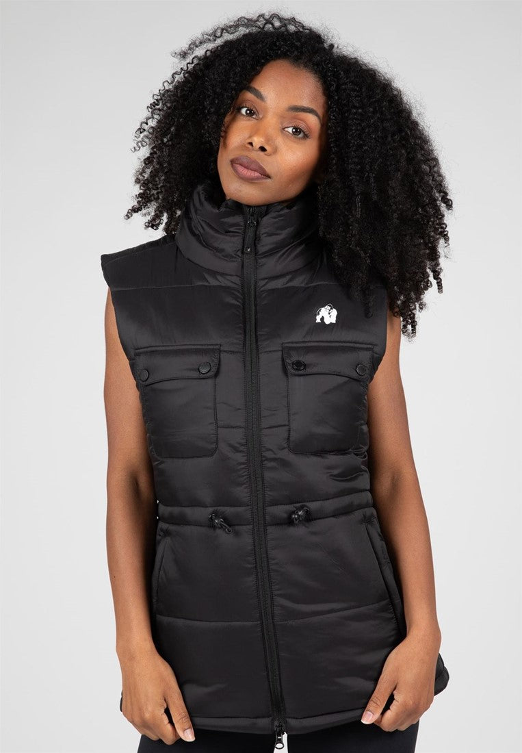 Gorilla Wear Lucia Bodywarmer - Schwarz