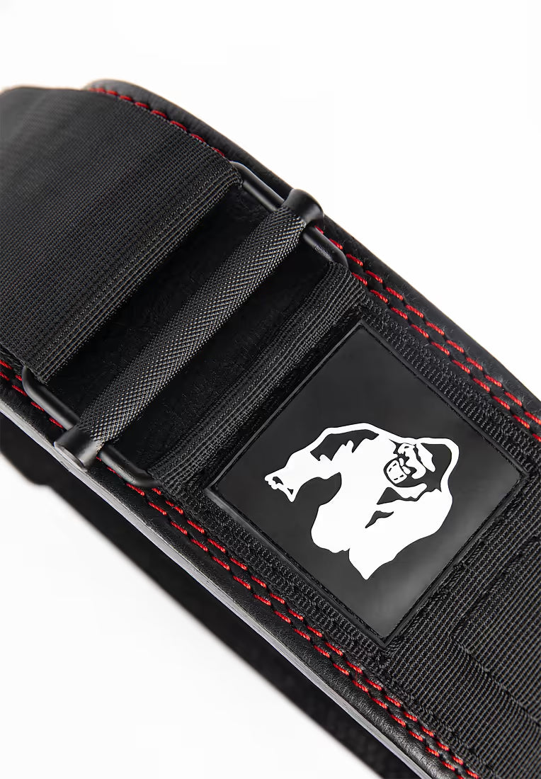 Gorilla Wear Premium Leather Lifting Belt - Schwarz
