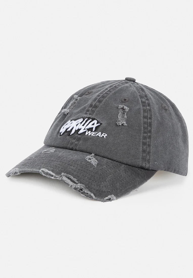 Gorilla Wear Galway Distressed Cap - Washed Grey