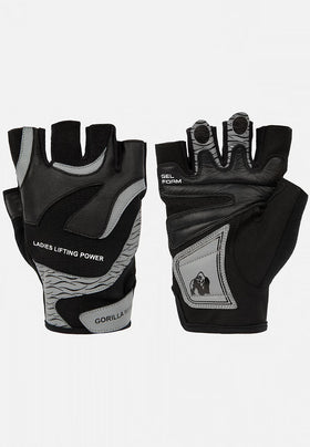 Gorilla Wear Womens Fitness Gloves 2.0 - Schwarz/Grau