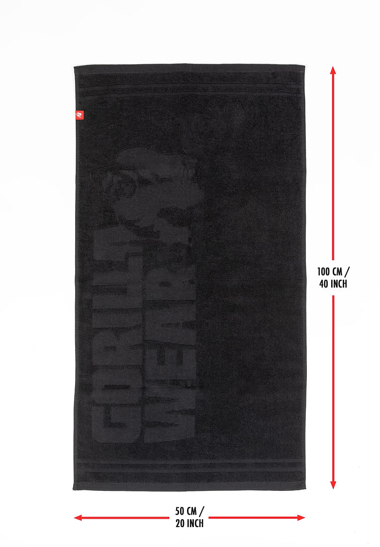 Gorilla Wear Towel - Schwarz