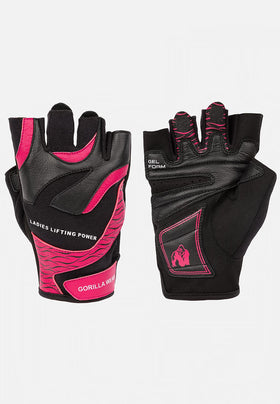 Gorilla Wear Womens Fitness Gloves 2.0 - Schwarz/Pink