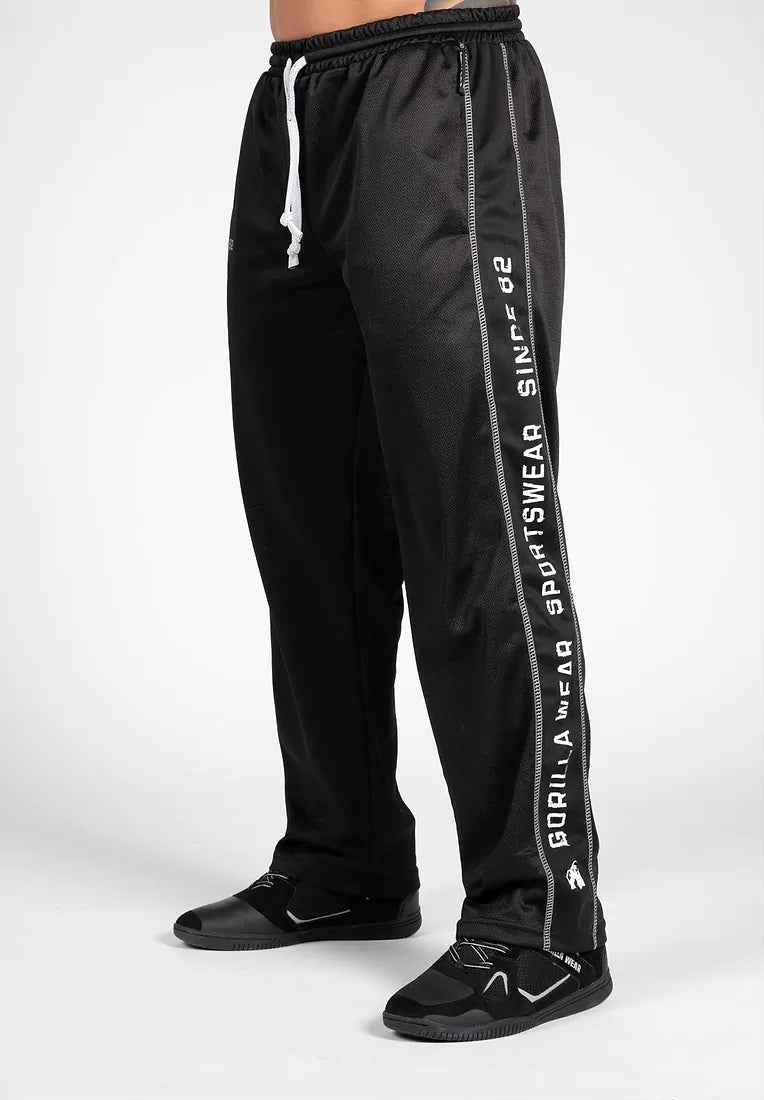 Gorilla Wear Functional Mesh Pants - Schwarz/Weiss