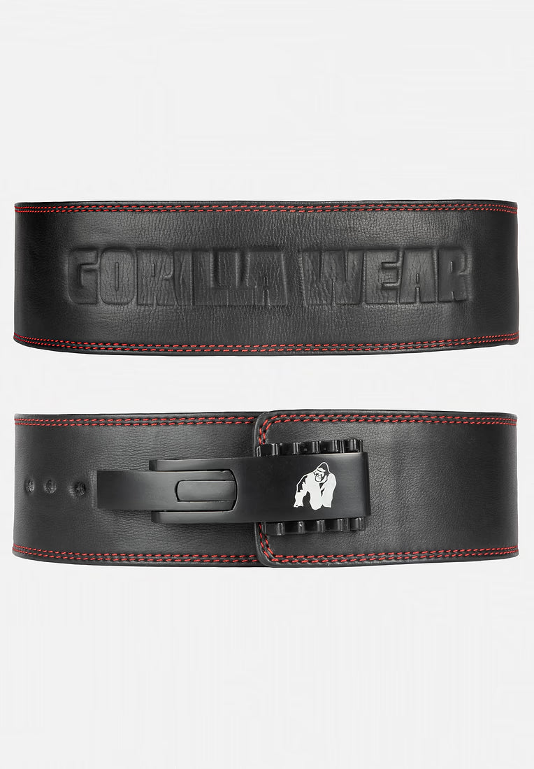 Gorilla Wear Premium Lever Lifting Belt - Schwarz