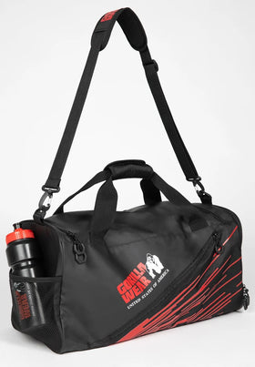 Gorilla Wear Ohio Gym Bag - Schwarz/Rot