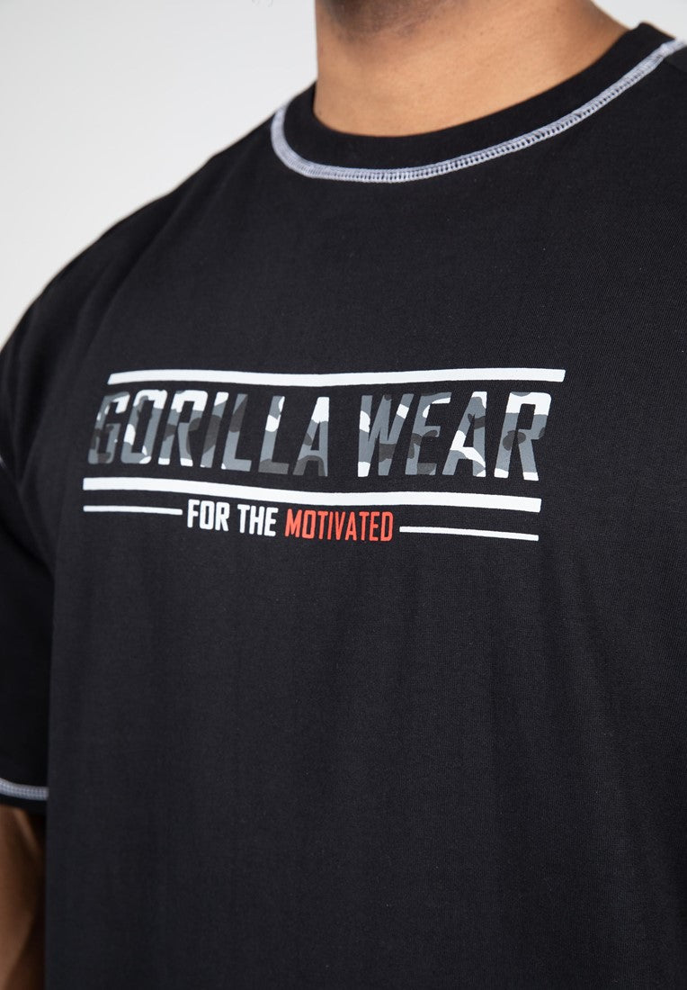 Gorilla Wear Saginaw Oversized T-Shirt - Schwarz